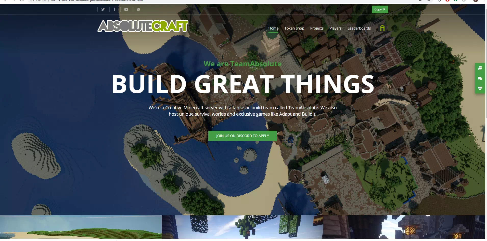 AbsoluteCraft [HTML]