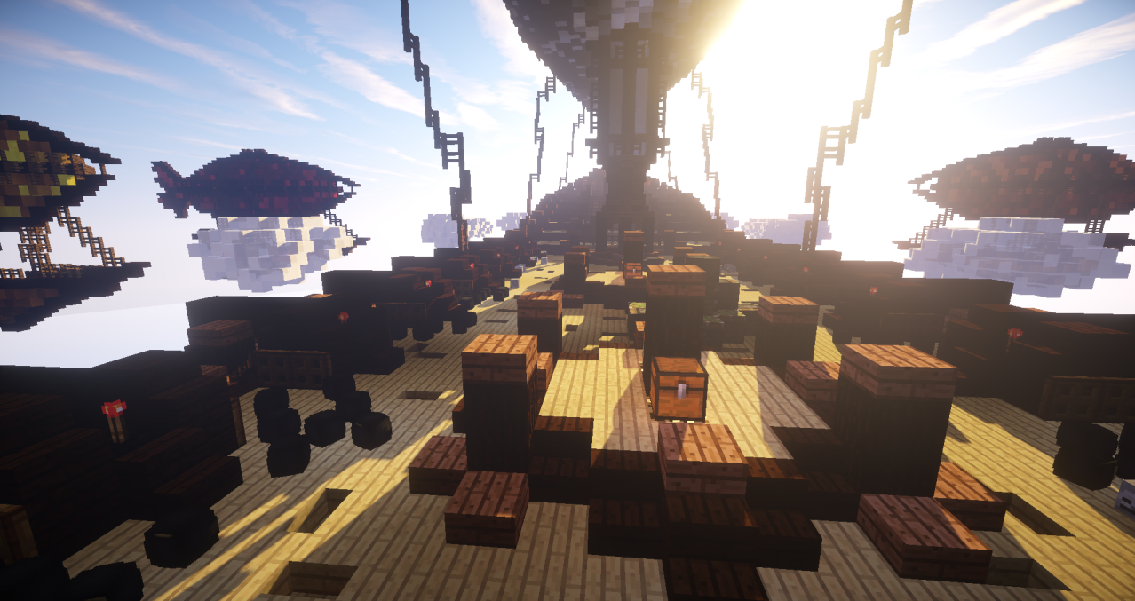 Map SkyWars Dirigeables