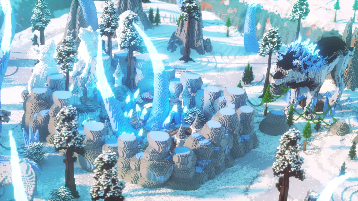 Map faction (spawn et warzone thème neige)