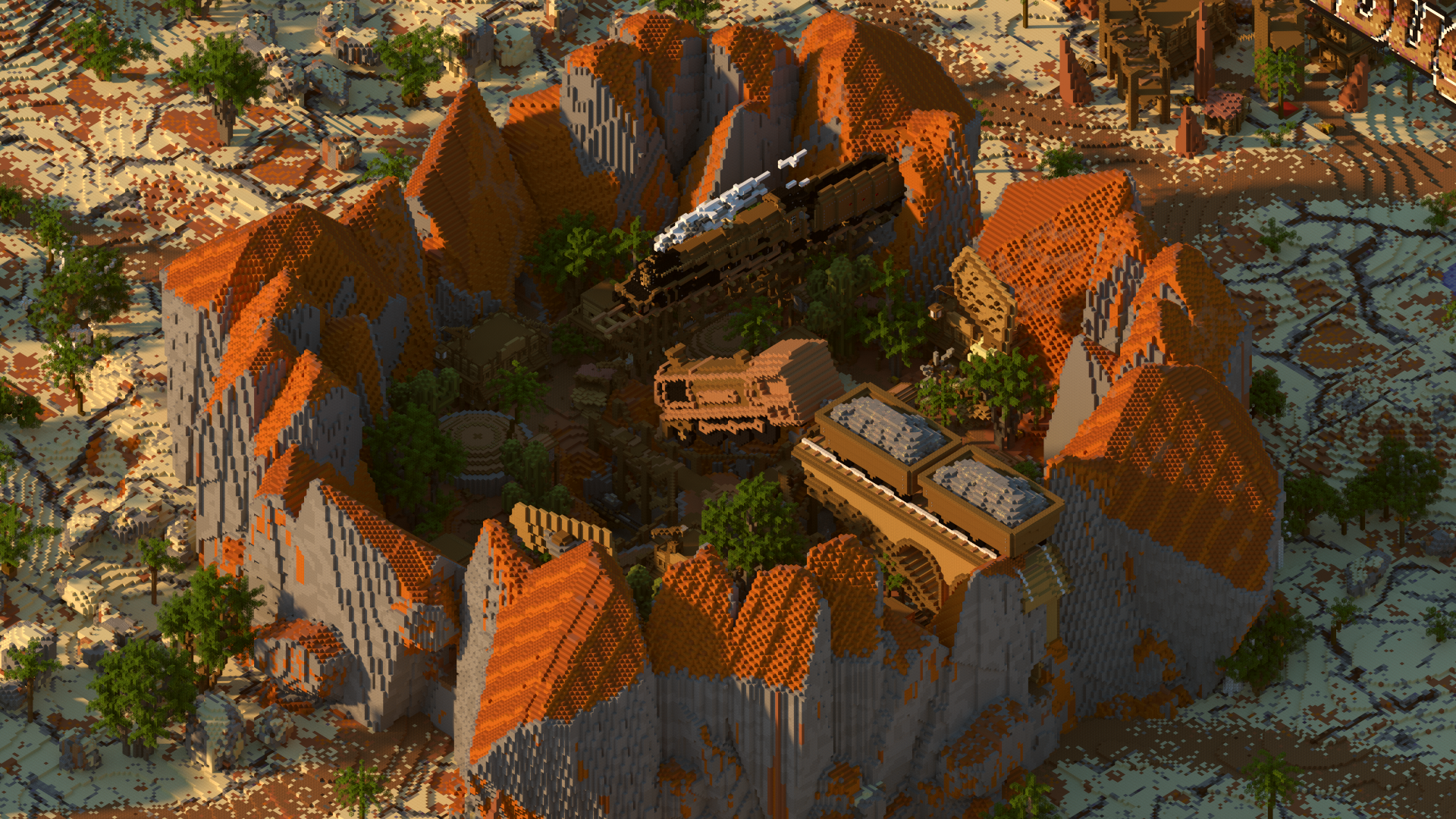 Western - Faction Spawn ( 300 x 300 ) + WarZone ( 1000 x 1000 )